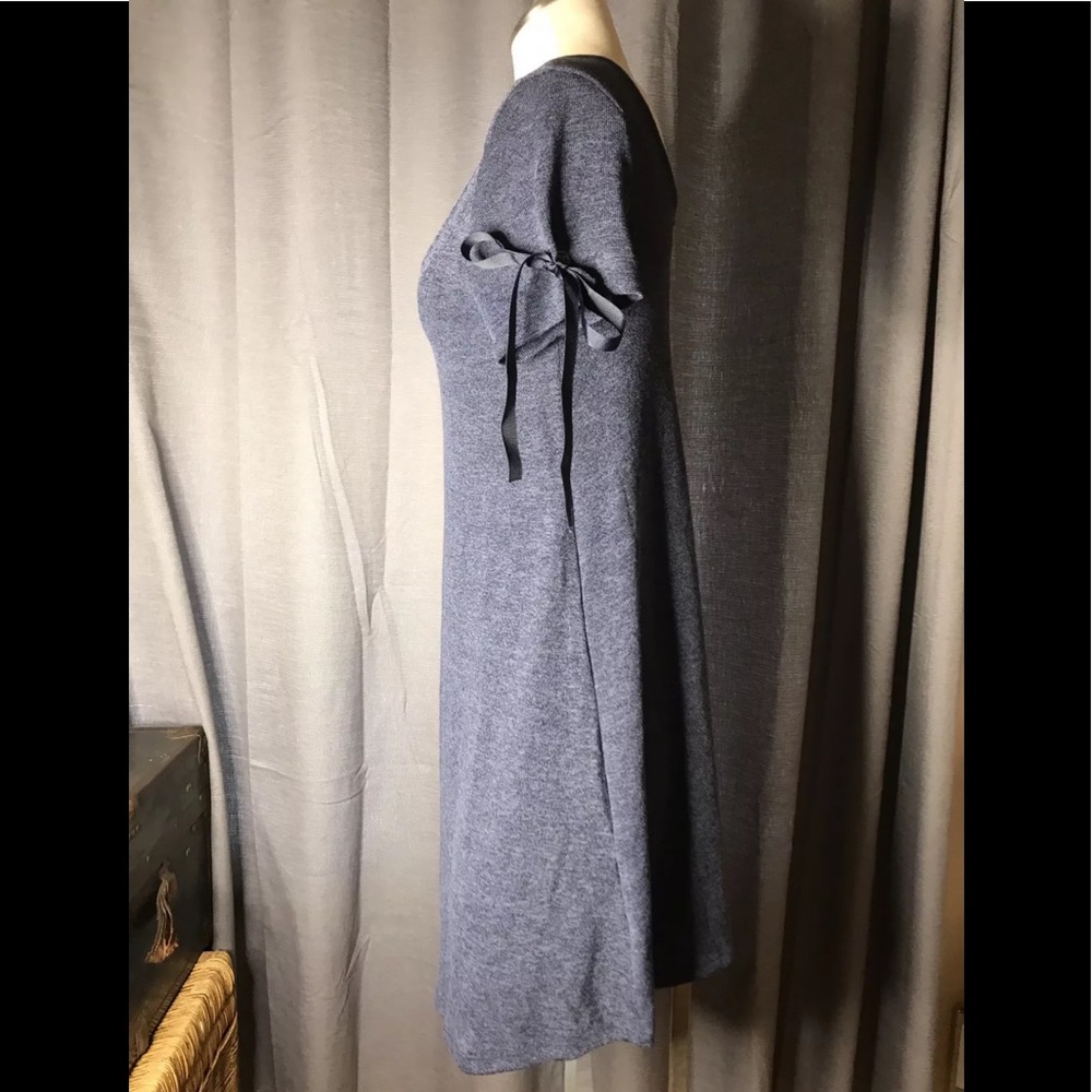 The Vanity Room blue stretchy ribbon tie dress Medium - Picture 5 of 8